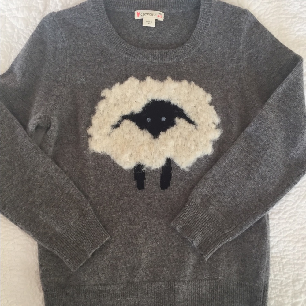 J Crew Crewcuts sheep size 4/5 girls sweater